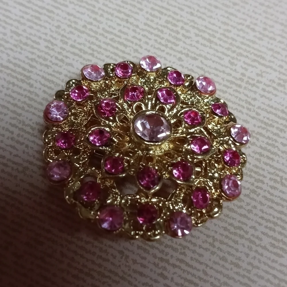 Pink brooch beautiful